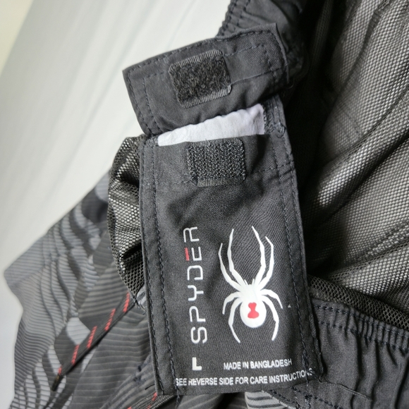 Spyder Mens Hydro Series Hybrid Swim Shorts Black Grey Size L - Picture 5 of 7